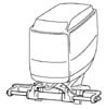 Hydraulikzylinder PRO für Außenborder SeaStar HC6345-3 Frontmontage 7