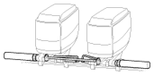 Hydraulikzylinder für Außenborder SeaStar HC5369 Seitliche Montage BA150-9TM 11