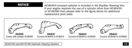Hydraulische Steuerung Baystar HK4200A-3 für Außenborder bis 150 Ps 7