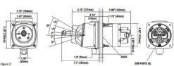 Hydraulische Steuerpumpe Seastar HH6543-3 CLASSIC TILT (33cc) 10