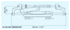 Hydraulische Steuerung MaviMare GF350HD Reinforced für Außenborder bis 350 Ps Frontal Zylinder 11