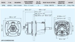 Hydraulische Steuerung Ultraflex GoTech™-OBF für Außenborder bis 115 Ps Frontal Zylinder 12