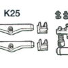 K24 Set f. B47 mit Zügen C2/C7/C8/C0 1
