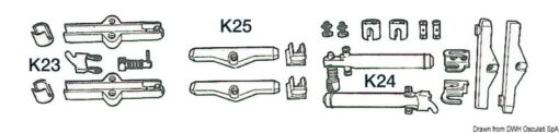 K24 Set f. B47 mit Zügen C2/C7/C8/C0 3