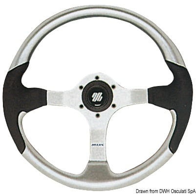 Silver steering wh. Spargi 350 - Code 45.384.03 4